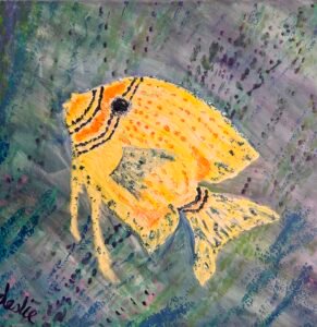 Angel Fish Acrylic Canvas