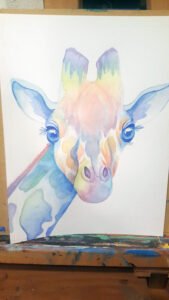 Giraffe Watercolor