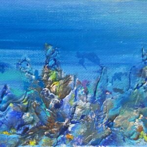 Coral Reef, Acrylic & Texture Art Workshop, October 28, 1:00-3:00pm