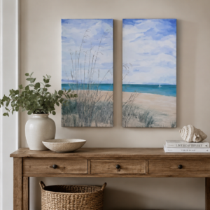 Beach diptych