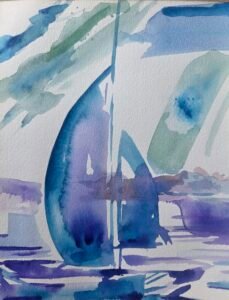 Sailboat Watercolor