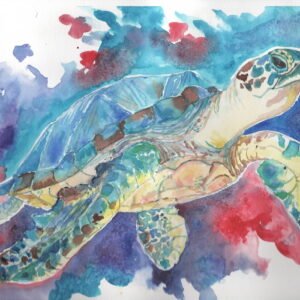 Sea Turtle watercolor