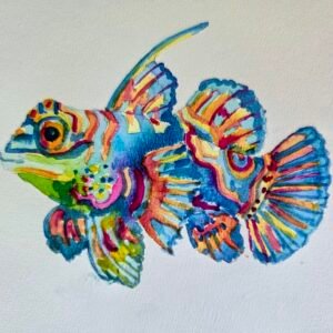 Mandarin Fish Watercolor, June 22, 4:00-6:00pm