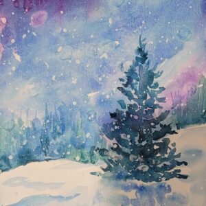 tree snow winter wonderland